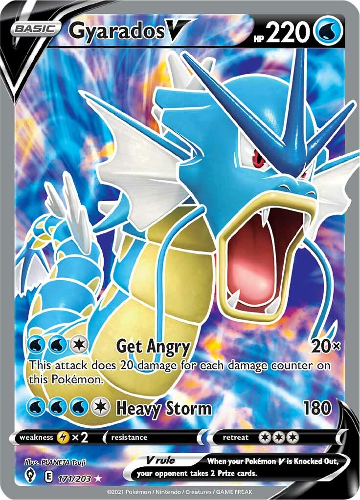 Gyarados V (171/203) [Sword & Shield: Evolving Skies] | Good Games Morley