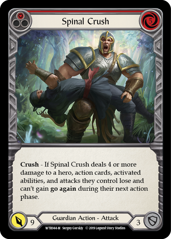 Spinal Crush [WTR044-M] (Welcome to Rathe)  Alpha Print Rainbow Foil | Good Games Morley