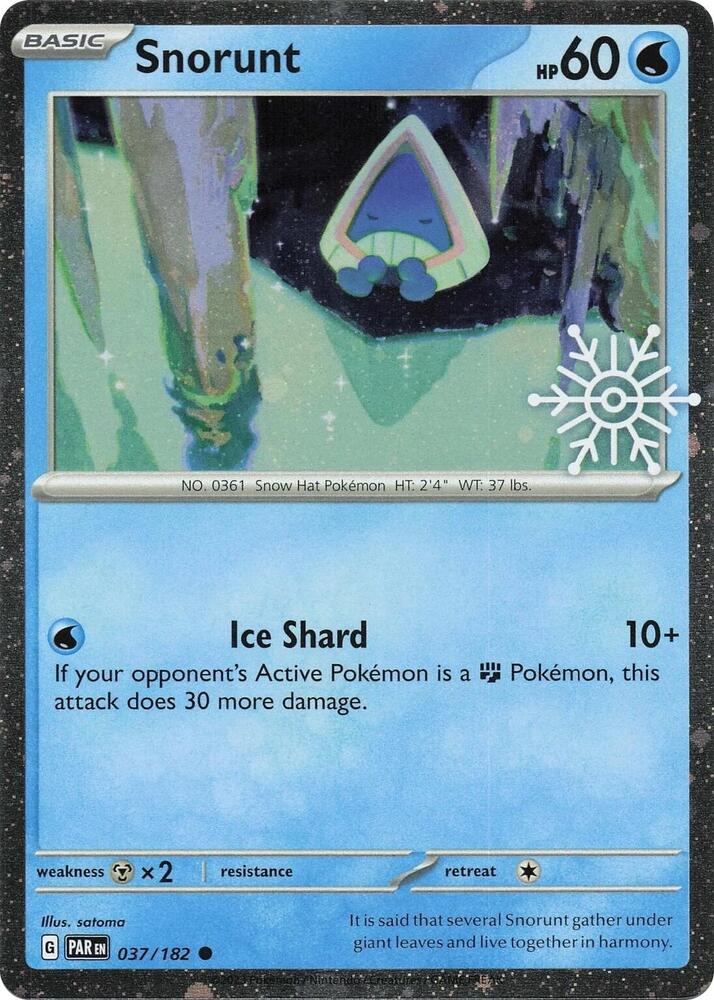 Snorunt Holiday Calendar 037/182 (Miscellaneous Cards & Products)  - Holofoil | Good Games Morley