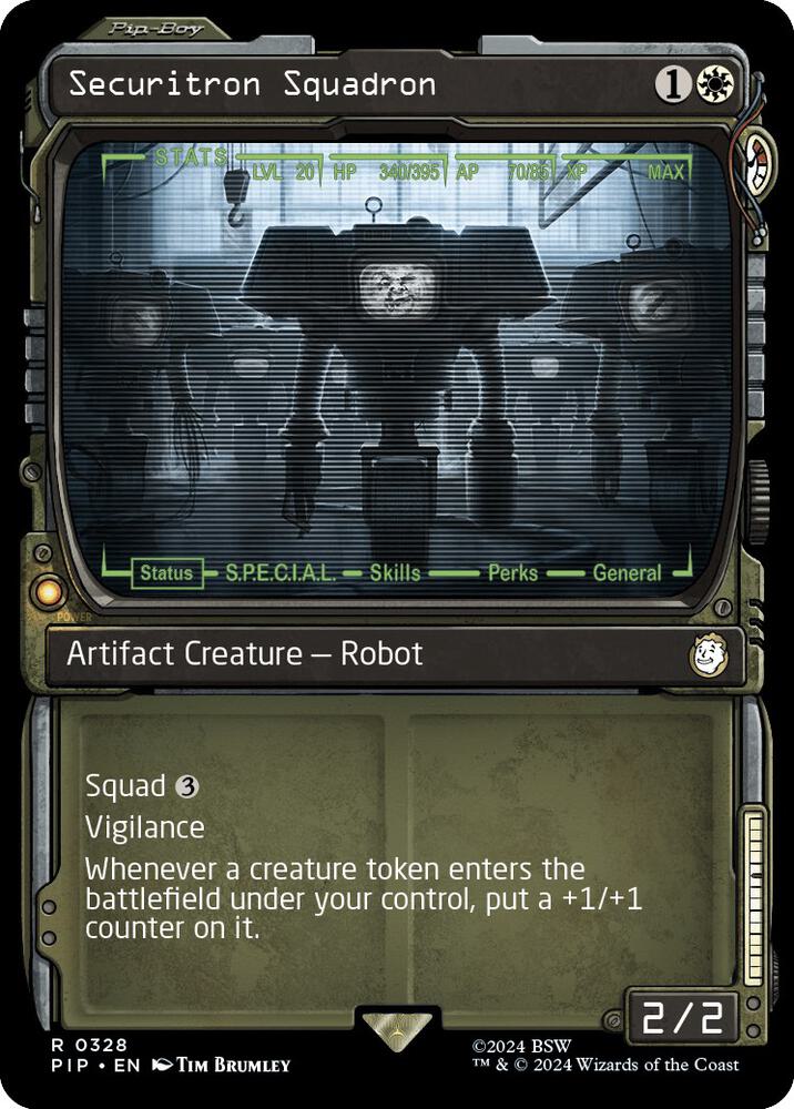 Securitron Squadron 328/326 (Universes Beyond: Fallout)  - Showcase | Good Games Morley