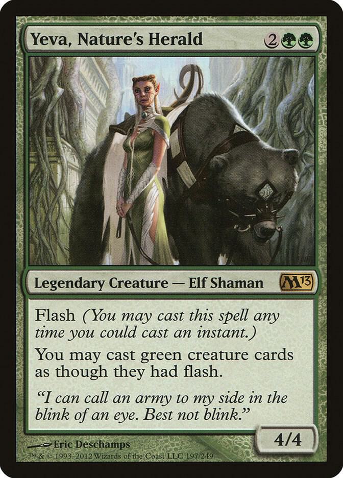 Yeva, Nature's Herald 197/249 (Magic 2013 (M13))  - Foil | Good Games Morley