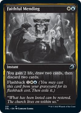 Faithful Mending 221 (Innistrad: Double Feature)  | Good Games Morley