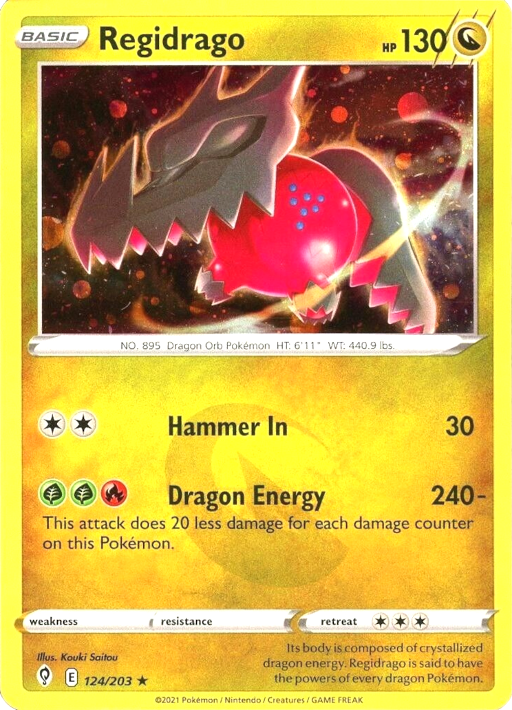 Regidrago (124/203) (Cosmos Holo) [Sword & Shield: Evolving Skies] | Good Games Morley