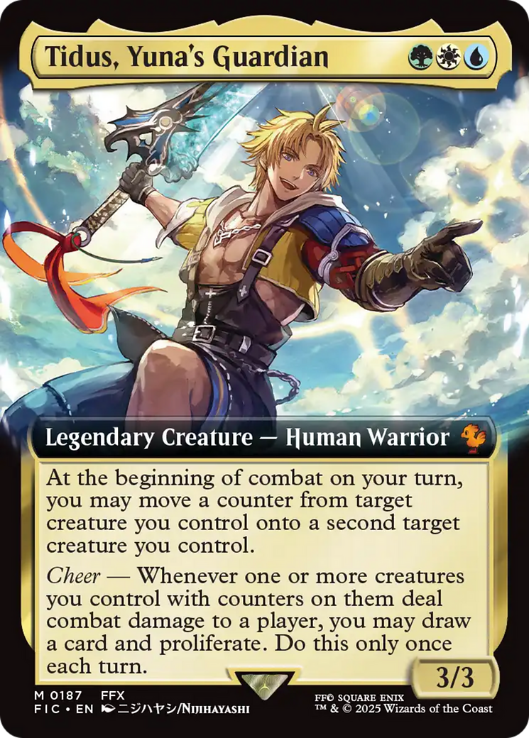 Tidus, Yuna's Guardian (Extended Art) [FINAL FANTASY Commander] | Good Games Morley