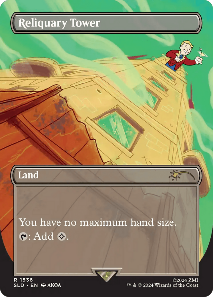 Reliquary Tower (1536) (Rainbow Foil) [Secret Lair Drop Series] | Good Games Morley