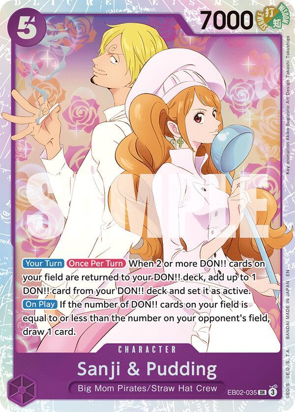 Sanji & Pudding EB02-035 (Extra Booster: Anime 25th Collection)  - Foil | Good Games Morley
