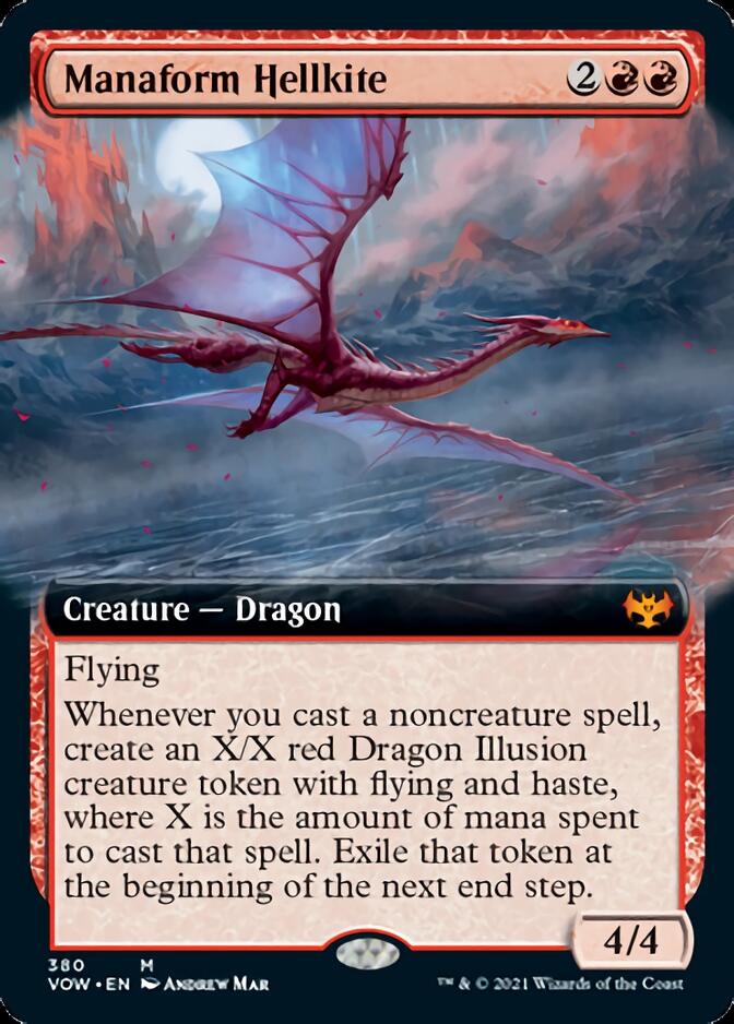 Manaform Hellkite (Extended Art) [Innistrad: Crimson Vow] | Good Games Morley