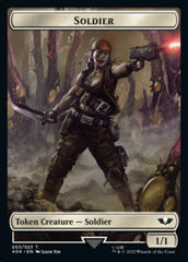 Soldier (003) // Ultramarines Honour Guard Double-Sided Token [Warhammer 40,000 Tokens] | Good Games Morley