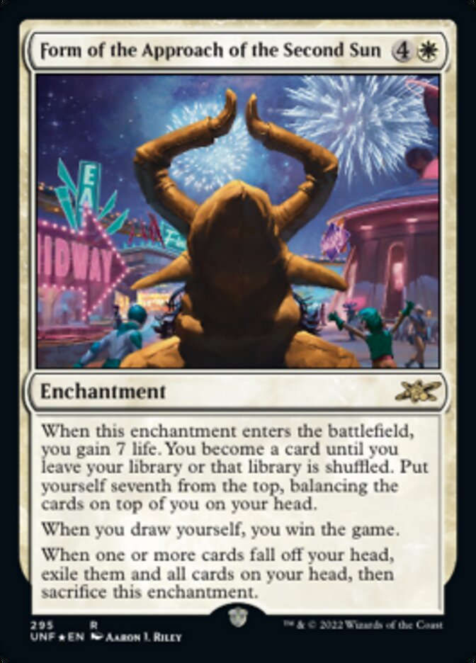 Form of the Approach of the Second Sun (Galaxy Foil) [Unfinity] | Good Games Morley