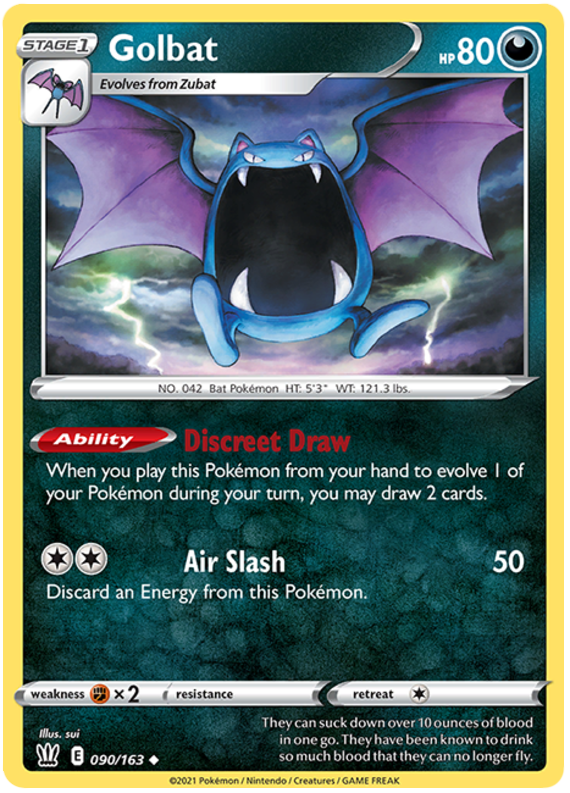 Golbat (090/163) [Sword & Shield: Battle Styles] | Good Games Morley