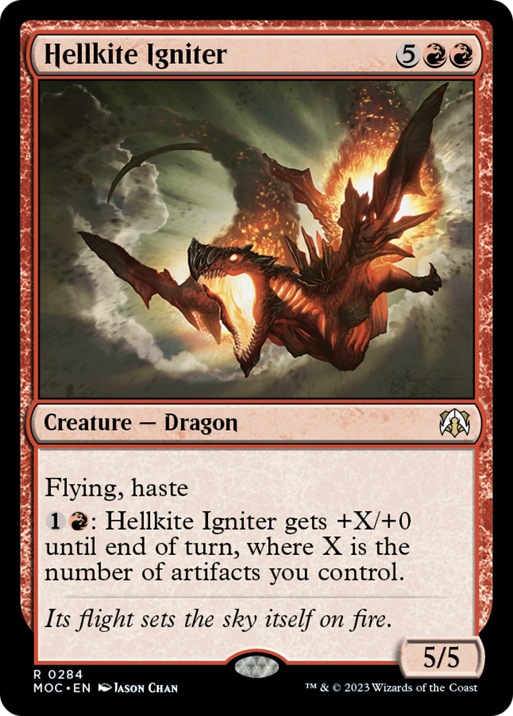 Hellkite Igniter [March of the Machine Commander] | Good Games Morley