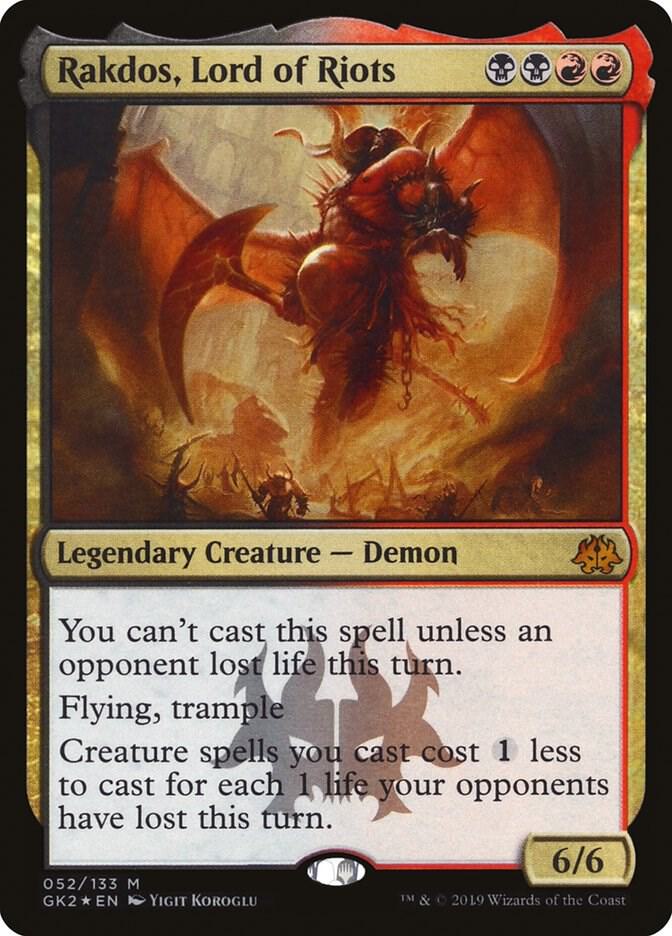 Rakdos, Lord of Riots 52/133 (Ravnica Allegiance: Guild Kits)  - Foil | Good Games Morley