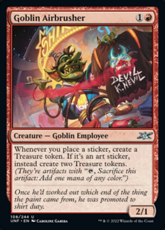 Goblin Airbrusher [Unfinity] | Good Games Morley