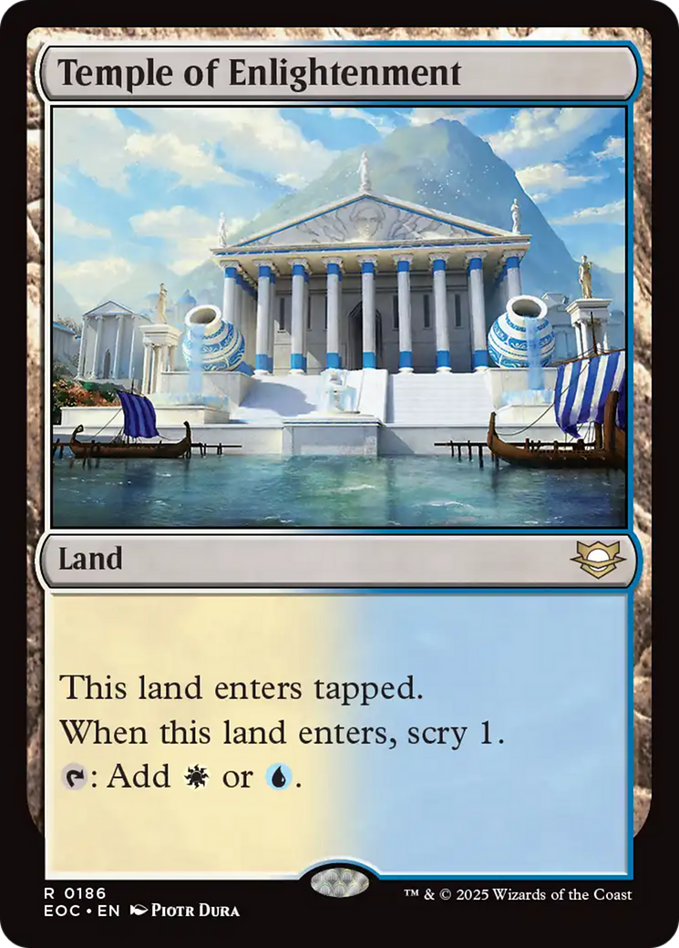 Temple of Enlightenment [Edge of Eternities Commander] | Good Games Morley