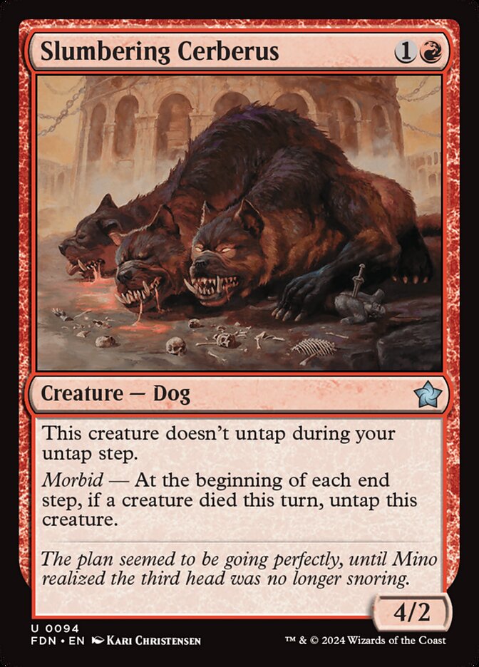 Slumbering Cerberus 94/291 (Foundations)  | Good Games Morley