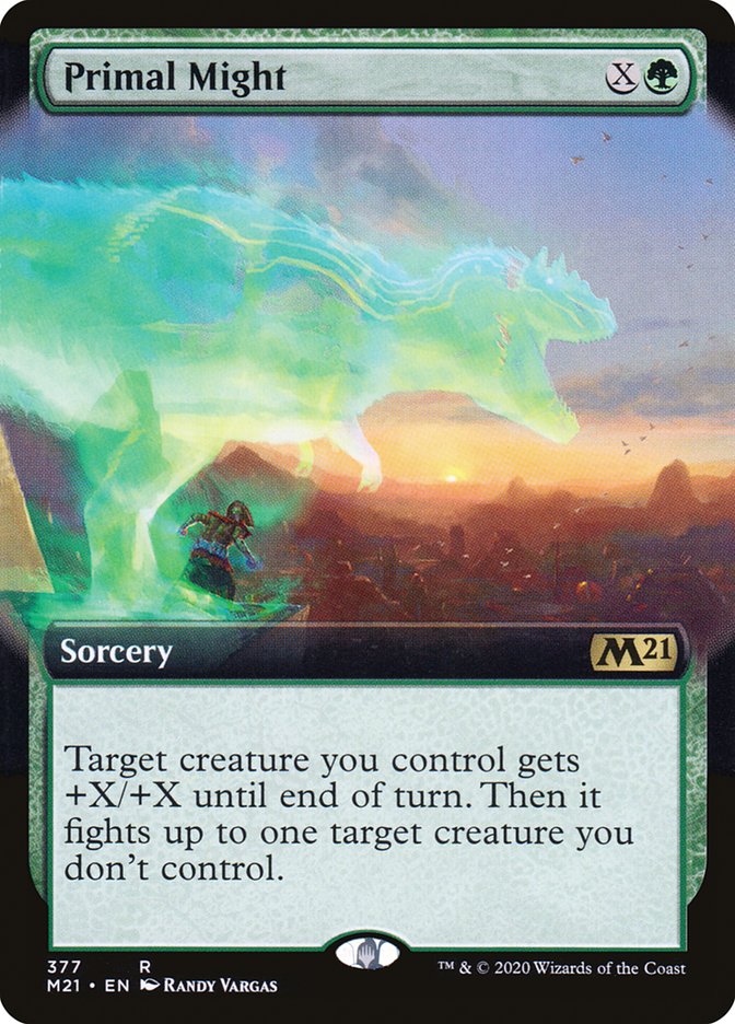 Primal Might (Extended Art) [Core Set 2021] | Good Games Morley