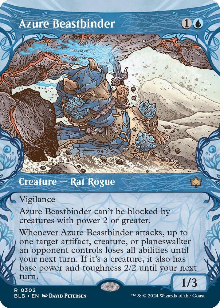 Azure Beastbinder 302 (Bloomburrow)  - Showcase | Good Games Morley