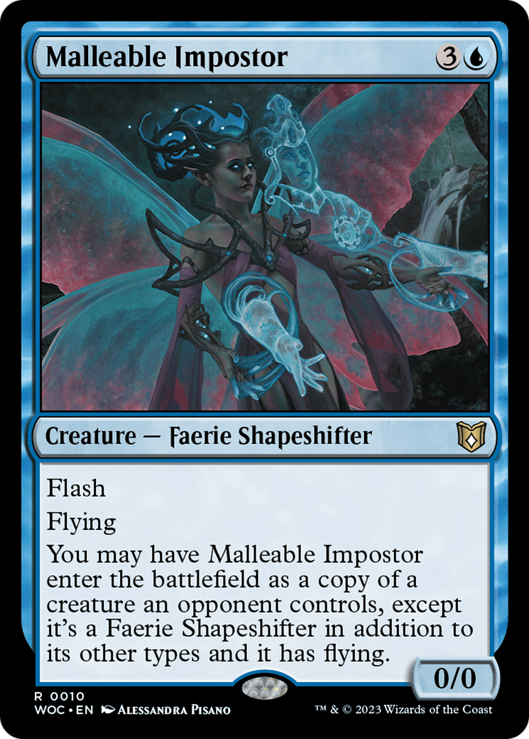 Malleable Impostor [Wilds of Eldraine Commander] | Good Games Morley