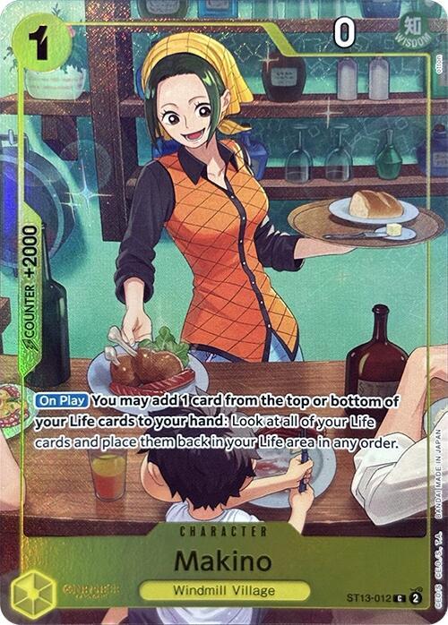 Makino (PCC Vol.3) ST13-012 (One Piece Promotion Cards)  - Alternate Art Foil | Good Games Morley