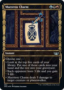 Maestros Charm Gilded Foil 382/281 (Streets of New Capenna)  - Foil | Good Games Morley