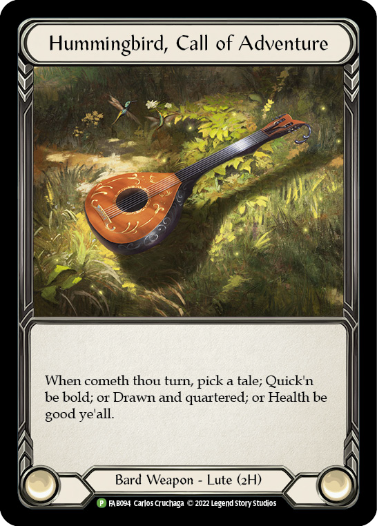 Hummingbird, Call of Adventure [FAB094] (Promo)  Cold Foil | Good Games Morley