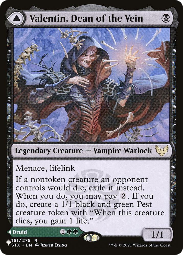 Valentin Dean of the Vein STX-161/5075 (The List Reprints)  | Good Games Morley