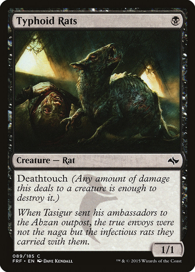 Typhoid Rats 89/185 (Fate Reforged)  - Foil | Good Games Morley