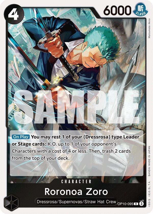 Roronoa Zoro OP10-095 (Royal Blood)  - Foil | Good Games Morley