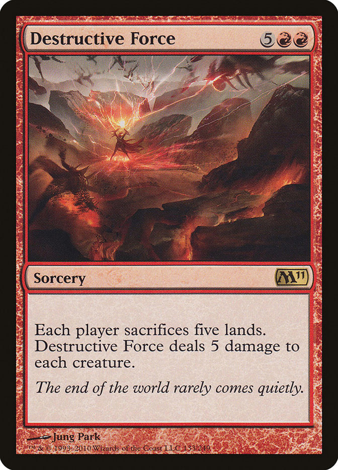 Destructive Force 133/249 (Magic 2011 (M11))  | Good Games Morley