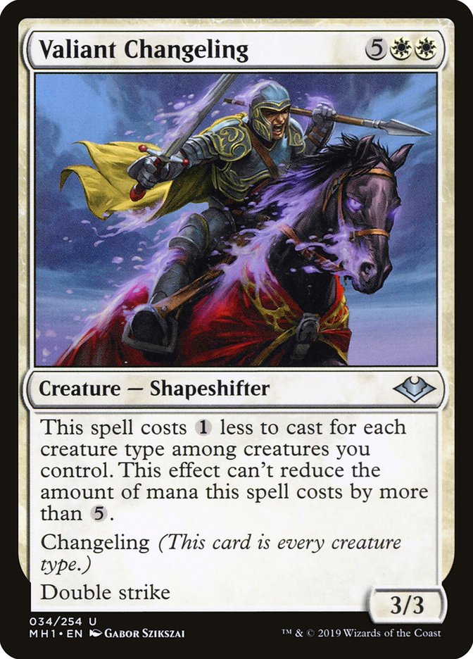 Valiant Changeling [Modern Horizons] | Good Games Morley