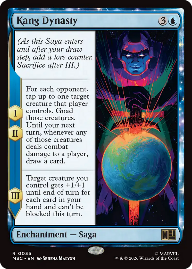 Kang Dynasty (Surge Foil) [Marvel Super Heroes Commander] | Good Games Morley
