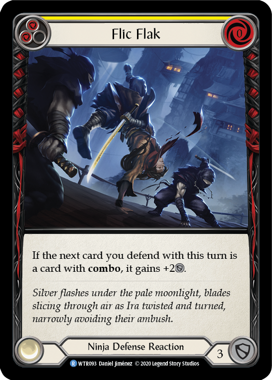Flic Flak (Yellow) [U-WTR093] (Welcome to Rathe Unlimited)  Unlimited Rainbow Foil | Good Games Morley
