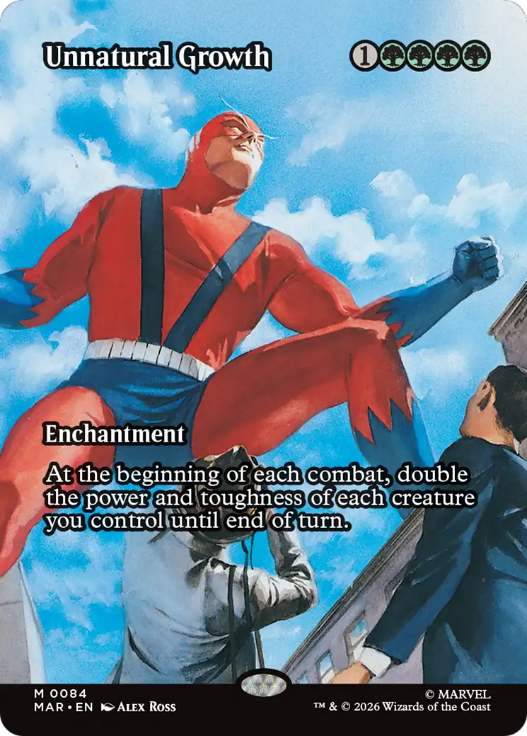 Unnatural Growth (Borderless) [Marvel Universe: Eternal-Legal] | Good Games Morley