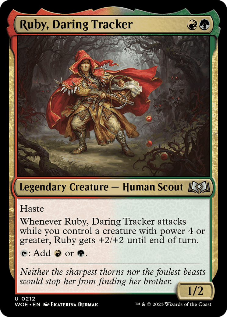 Ruby, Daring Tracker [Wilds of Eldraine] | Good Games Morley