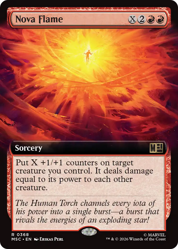 Nova Flame (Extended Art) [Marvel Super Heroes Commander] | Good Games Morley