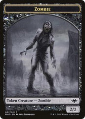 Zombie // Golem Double-Sided Token [Modern Horizons Tokens] | Good Games Morley