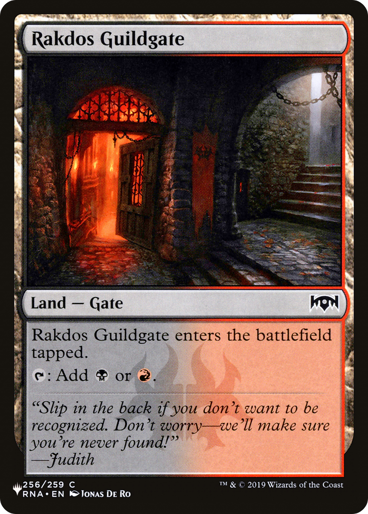 Rakdos Guildgate (256) [The List] | Good Games Morley