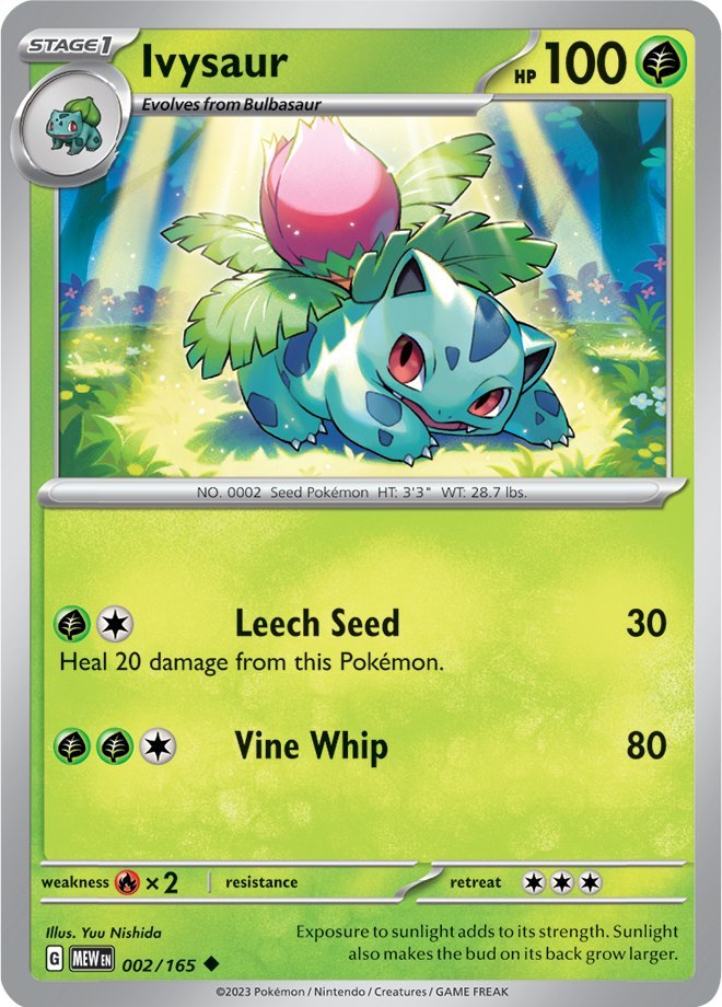 Ivysaur (002/165) [Scarlet & Violet 151] | Good Games Morley