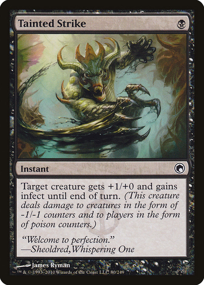 Tainted Strike 80/249 (Scars of Mirrodin)  | Good Games Morley