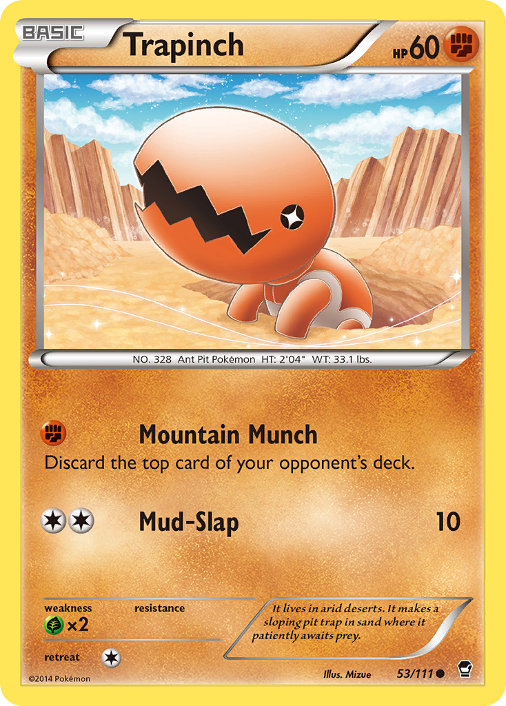 Trapinch (53/111) [XY: Furious Fists] | Good Games Morley