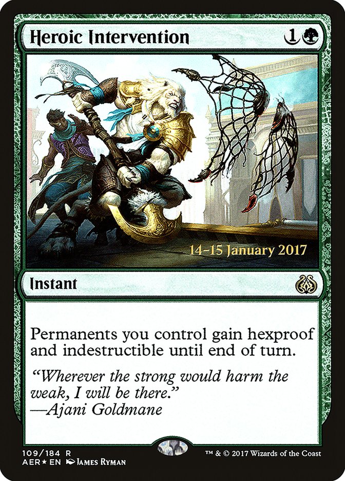 Heroic Intervention [Aether Revolt Prerelease Promos] | Good Games Morley