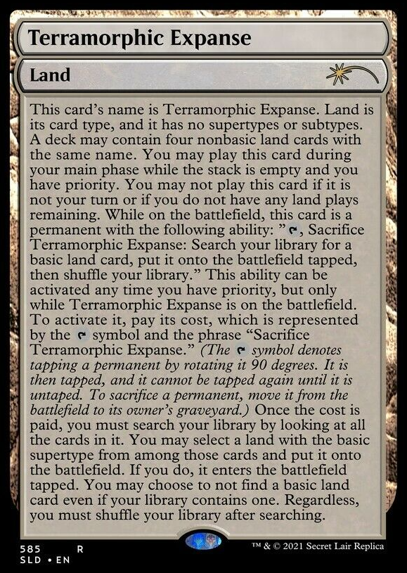 Terramorphic Expanse (Full Text) [Secret Lair Drop Promos] | Good Games Morley