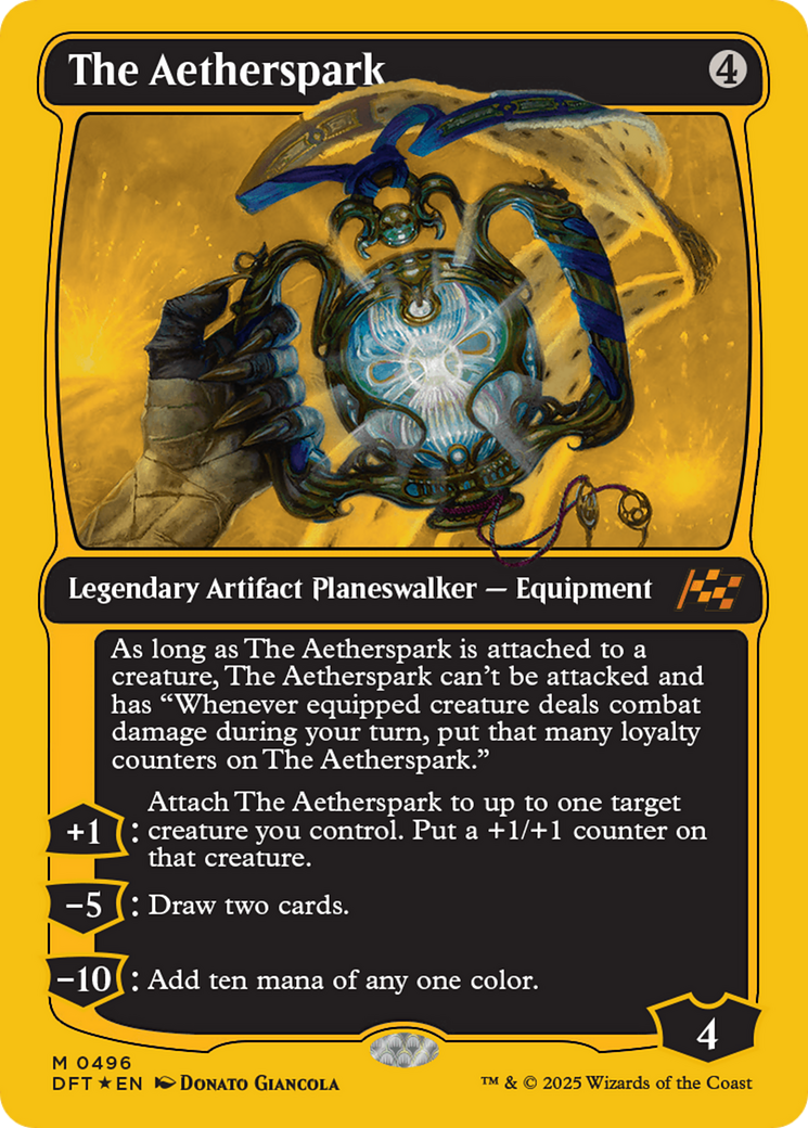 The Aetherspark (First-Place Foil) [Aetherdrift] | Good Games Morley
