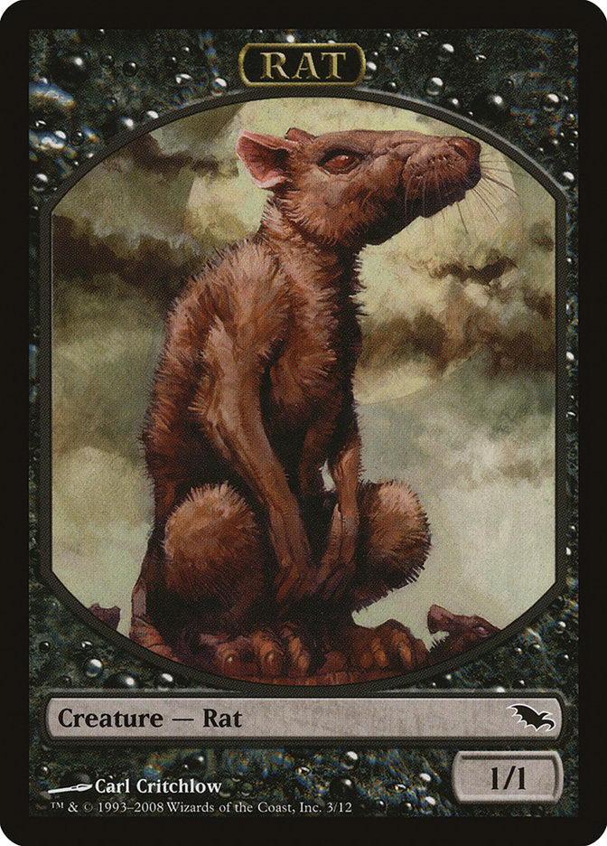 Rat Token [Shadowmoor Tokens] | Good Games Morley