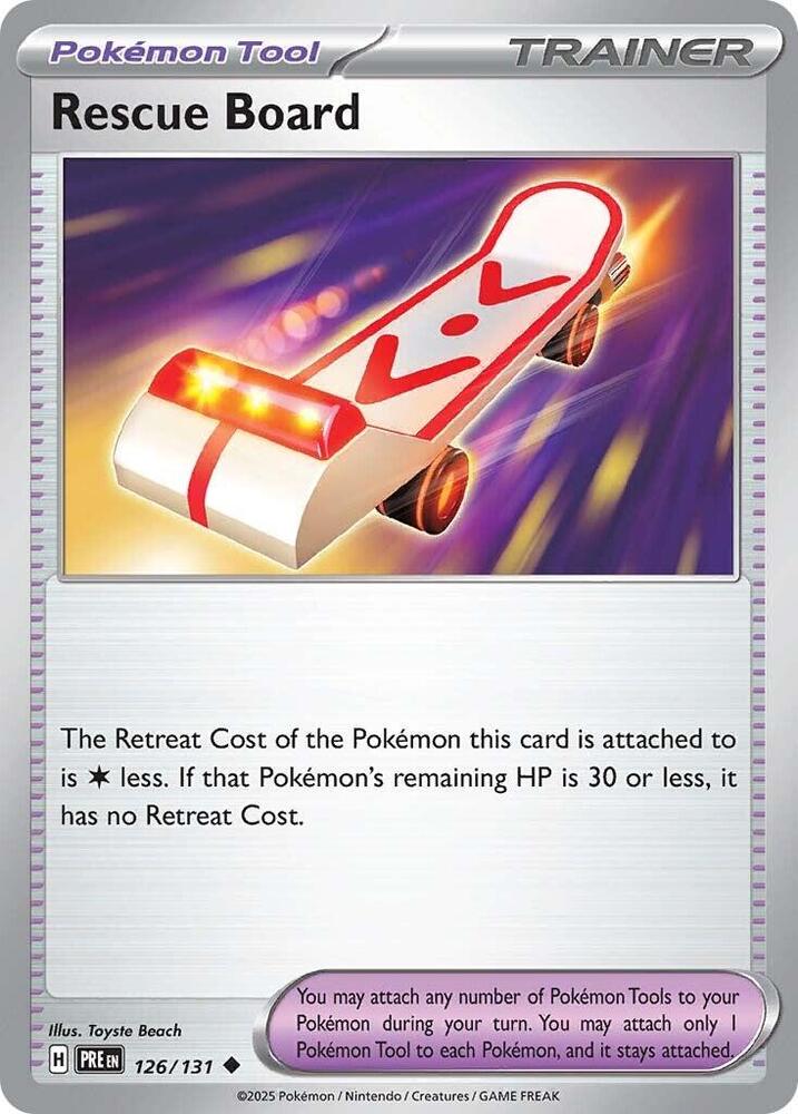 Rescue Board 126/131 (SV: Prismatic Evolutions)  | Good Games Morley