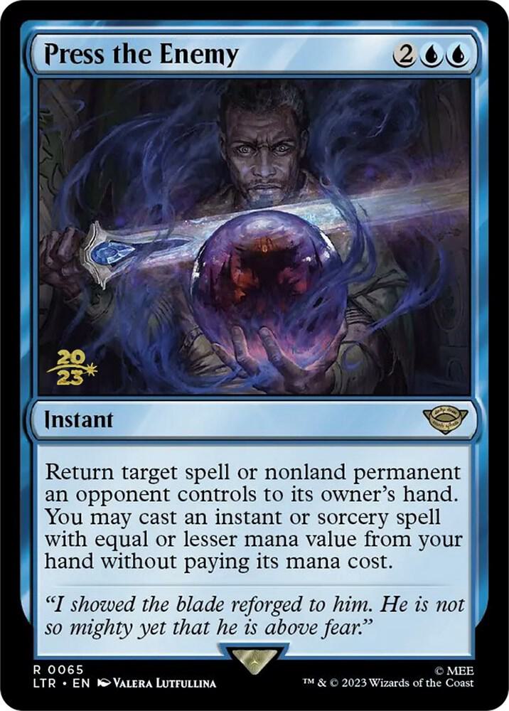 Press the Enemy 65s/86 (Prerelease Cards)  - Foil | Good Games Morley