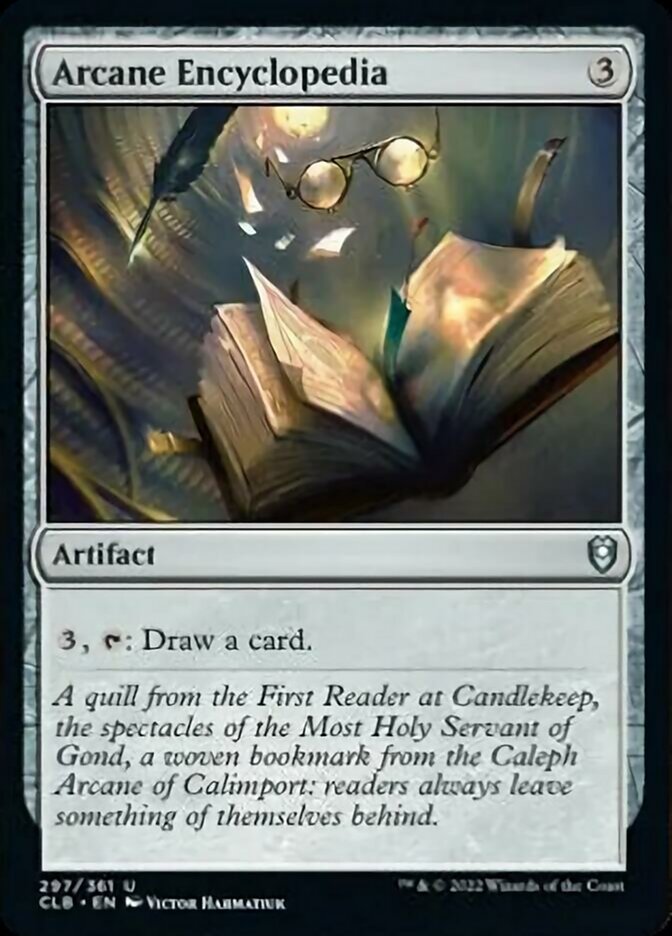 Arcane Encyclopedia [Commander Legends: Battle for Baldur's Gate] | Good Games Morley
