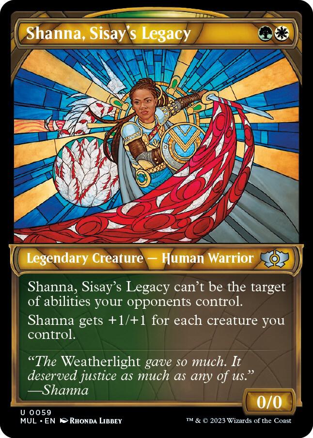 Shanna, Sisay's Legacy 59/65 (March of the Machine: Multiverse Legends)  - Showcase Foil | Good Games Morley