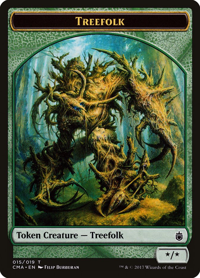 Treefolk Token [Commander Anthology Tokens] | Good Games Morley