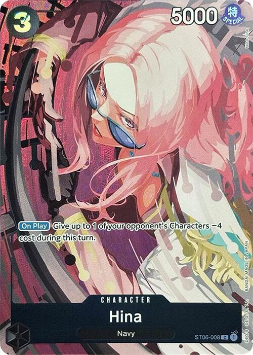 Hina (PCC Vol.2) ST06-008 (One Piece Promotion Cards)  - Alternate Art Foil | Good Games Morley
